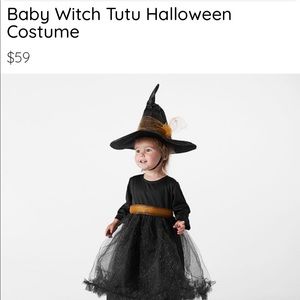 Pottery Barn Kids Witch Tutu Halloween Costume